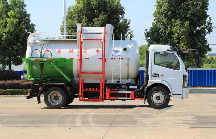 國六東風(fēng)D7款方罐7方餐廚垃圾車-7方餐廚垃圾車廠家報價 國六東風(fēng)D7款方罐7方餐廚垃圾車-7方餐廚垃圾車廠家報價